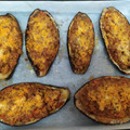 El cooksnap de María cuando hizo Berenjenas rellenas.