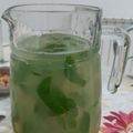 El cooksnap de Mariano Falese cuando hizo Limonada de jengibre y menta.