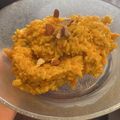 El cooksnap de Abril Coronel cuando hizo Risotto de arroz yamaní con calabaza 🧅🍚.