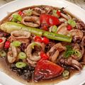 Cooksnap dari Fey_Pawonmungil untuk resep Tumis Cumi Masak Hitam