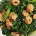 啤酒肚 的 芥蘭炒蝦仁 cooksnap