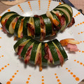 El cooksnap de Débora Cantero Martínez cuando hizo Calabacín Hasselback.