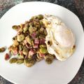 El cooksnap de Cristina Venegas Bautista cuando hizo Habas fritas con jamón y huevo.