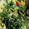 Cooksnap dari lent wibisono untuk resep Santan sayur Pakis, sayur Gedi dan Bunga pepaya