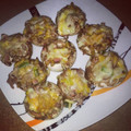 El cooksnap de Alexia Lara cuando hizo Champiñones rellenos.