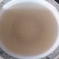 Naureen Khan Lodhi's cooksnap of when they made Mutton yakhni soup.