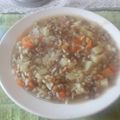 El cooksnap de Jhonny Be Good cuando hizo Lentejas con arroz y verduras.