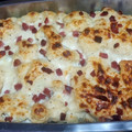 El cooksnap de Cristina Hernández cuando hizo Coliflor gratinada con bechamel y jamón serrano.