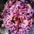 El cooksnap de R.Merci cuando hizo Col morada agridulce.
