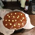 El cooksnap de martina cuando hizo Tarta de galletas y queso al chocolate blanco.