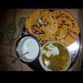 Diks Garg का कुकस्नैप जब उन्होंने सरसों का साग (Sarson ka saag recipe in hindi) बनाया था।