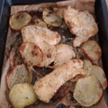 El cooksnap de boladeras cuando hizo Muslos de pollo al horno con patatas.