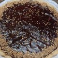 El cooksnap de cousanguinettilau cuando hizo Tarta toffee con ganache de chocolate y maní.