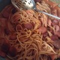 El cooksnap de Faby Barajitas🇲🇽🌻🌻 cuando hizo Espagueti rojo con crema.