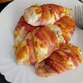 Kitti Kanizsai Cooksnap-ja, amikor elkészítette a(z) Baconbe tekert sajtos pulykamell receptet.