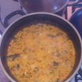 El cooksnap de Jorge Aquino cuando hizo Caldo de pescado.