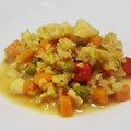 El cooksnap de Deliciasfr cuando hizo Arroz con verduras y merluza.