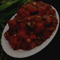 Nilu Mehta का कुकस्नैप जब उन्होंने डा्ई मंचुरियन(dry Manchurian recepie in hindi) बनाया था।