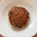 El cooksnap de Antonia García Fernández cuando hizo Hamburguesa de berenjena y pimiento de piquillo.