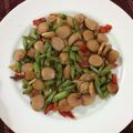 Cooksnap dari Mufidatun Fauziyah untuk resep Tumis buncis sosis sapi simple