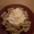 El cooksnap de Larisa Orozco cuando hizo Fideos con Salsa blanca.