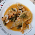 El cooksnap de Aitor Diaz cuando hizo Bacalao en salsa verde.