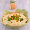 Cooksnap của Ly Na khi họ làm theo món Cơm cá hồi đút lò phủ phômai