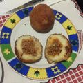 El cooksnap de Uchi Lopez cuando hizo Bombas de patata rellenas de carne.