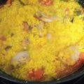 El cooksnap de Alba Erustes Gónzalez cuando hizo Paella de pollo, calamares y gambas.