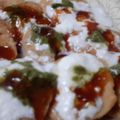 Sonu का कुकस्नैप जब उन्होंने पापड़ी चाट (papdi chaat recipe in Hindi) बनाया था।