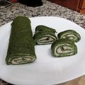 El cooksnap de Alejandra Soriano Marco cuando hizo Rolls de espinacas y salmón.