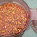 El cooksnap de Lulú Cárdenas cuando hizo Salsa picante de frutos secos y semillas.