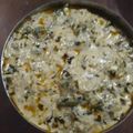 Asha Sharma's cooksnap of when they made Methi malai matar.