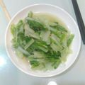 華碩八 的 【家常料理】薑絲炒小白菜。快速上菜 cooksnap