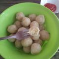 Cooksnap dari Yolan Jeenita untuk resep Cilok terigu takaran sendok
