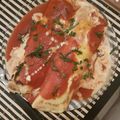El cooksnap de Corina Fernandez cuando hizo Panqueques.