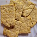El cooksnap de Roxana Zapata Cerutti cuando hizo Crackers, galletas con semillas de lino.