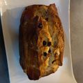 El cooksnap de Inma cuando hizo Panettone de chocolate (en panificadora).
