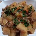 El cooksnap de AtriciaTorres cuando hizo Estofado de patata con espárragos silvestres y carne de cerdo.