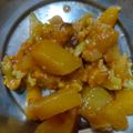 Daksha chawla's cooksnap of when they made Gobhi aloo.