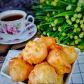 Cooksnap Norashikin Rahmat semasa beliau membuat Cucur Jagung Lemak Manis.