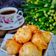 Cooksnap Norashikin Rahmat semasa beliau membuat Cucur Jagung Lemak Manis.