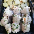 El cooksnap de Francisco Silvestri cuando hizo Arrollado de pescado al horno.