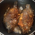 El cooksnap de Yayoy Acuña cuando hizo Mojarra al ajo.