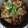 El cooksnap de Sebastián Narváez García cuando hizo Pollo a la mostaza y miel.