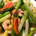 秀 的 蘆筍炒蝦仁 cooksnap