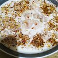 Nosheen Nadeem's cooksnap of when they made Meethay Dahi Baray.