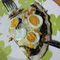 El cooksnap de Caroline Mayol cuando hizo Tarta abierta de acelga. Súper rápida!!!🤪.