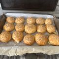 El cooksnap de normakiml cuando hizo Bollos rellenos de Queso crema 🥯.