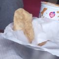 El cooksnap de Natasha Correa cuando hizo Torta frita sin grasa.